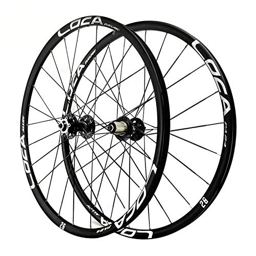 Mountain Bike Wheel : XCZZYC Bike Wheelset 26 27.5 29 Inch MTB Super Light Disc Brake Bicycle Rim Quick Release Wheel For 8-12 Speed Cassette Flywheel Sealed Bearing 24 Spokes (Color : G, Size : 26in)