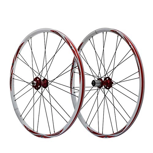 Mountain Bike Wheel : XCZZYC Cycling Wheels Bike Wheel Set 26" Bicycle Wheel MTB Double Wall Alloy Rim Tires 1.5-2.1" Disc Brake 7-11 Speed Sealed Bearings Hub Quick Release