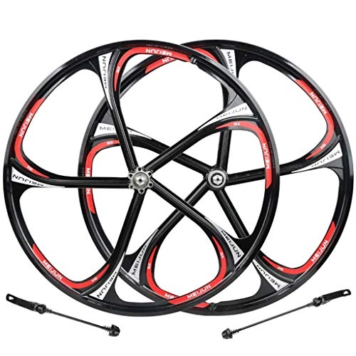 Mountain Bike Wheel : XCZZYC MTB Magnesium Alloy Wheelset 26" Double Wall Rims Mountain Bike Wheel Card Hub Sealed Bearing Disc Brake 8-10 Speed