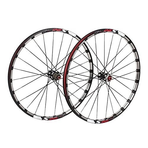 Mountain Bike Wheel : Xgxyklo Mountain Bike Wheelset, Aluminum Alloy Cycling Rim Front / Rear Wheels, Disc Brake, Fit for 8-11 Speed Freewheels, 26