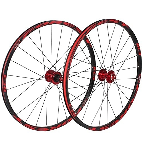 Mountain Bike Wheel : XHEEB 26 / 27.5 Inches MTB Bike Wheel Bicycle Wheel Mountain Bike Wheel, Front 2 Rear 5 Bearings / 120 Ring / Quick Release / Disc Brake Wheel Set / 7-8-9-10-11 Speed Flywheel Are Supported