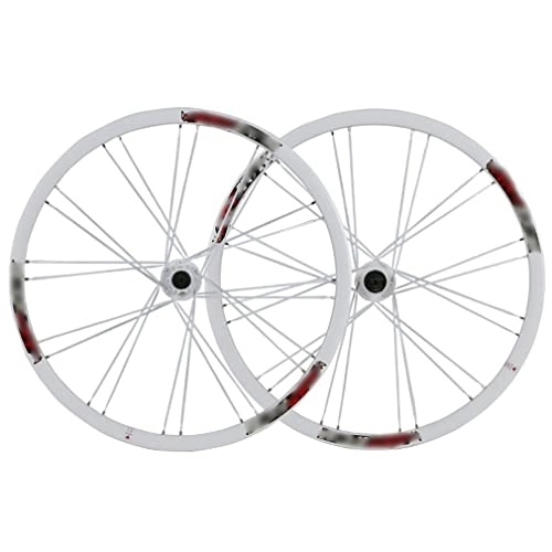 Mountain Bike Wheel : XHEEB 26-Inch MTB Bike Wheel Bicycle Wheel Mountain Bike Wheel, Six-Hole Disc Brake / 24-Hole Flat Spoke / American Valve / Suitable For 26 * 1. 5-26 * 2. 125 Range Tires / 7-8-9-10 Speed Cassette