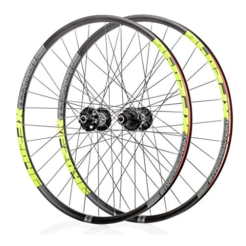 Mountain Bike Wheel : XYSQWZ MTB Bicycle Wheelset 26 Inch 27.5, Double Wall Quick Release 29ER Hybrid / Mountain Bike Rim Hub Disc Brake 11 Speed