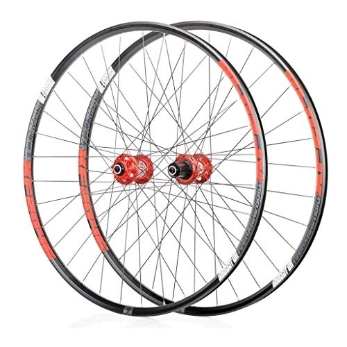 Mountain Bike Wheel : XYSQWZ MTB Bike Wheels 26 Inch 27.5 29er, Double Wall Aluminum Alloy Quick Release Hybrid / Mountain Rim Hub Disc Brake 11 Speed