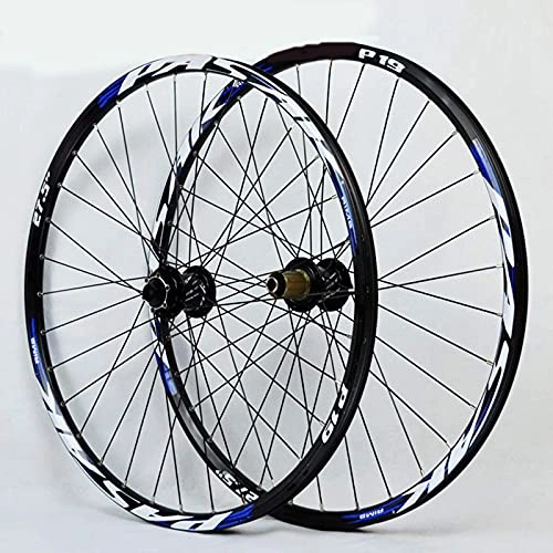 Mountain Bike Wheel : YBNB 26 27.5 29Inch Mtb Cycling Wheels Double Walled Bicycle Wheels Disc Brake Mountain Bike Wheelset American Valve 7 / 8 / 9 / 10 / 11 Speed