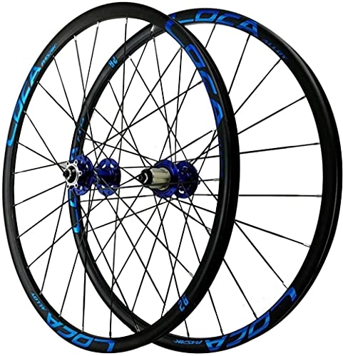 Mountain Bike Wheel : YBNB Bicycle Wheel, 24 Holes Fast Release Mountain Bike 8 / 9 / 10 / 11 / 12 Speed ​​Disc Brakes Bicycle Wheelset 27.5In