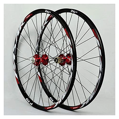 Mountain Bike Wheel : YBNB Cycling Wheels For 26 27.5 29 Inch Mountain Bike Wheelset Double Wall Bicycle 32H American Valve 7-11 Speed