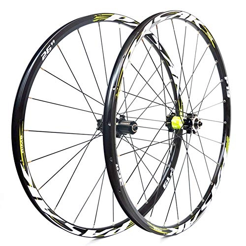 Mountain Bike Wheel : YHSFC 26", 27.5"Mountain Bike Ultra-Light Quick-Disassembling Wheel Set Straight Pull Type 4 Palin Wheels, A, 27.5