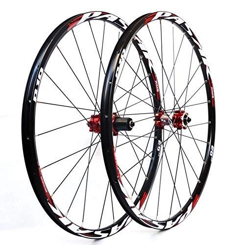 Mountain Bike Wheel : YHSFC 26", 27.5"Mountain Bike Ultra-Light Quick-Disassembling Wheel Set Straight Pull Type 4 Palin Wheels, D, 26