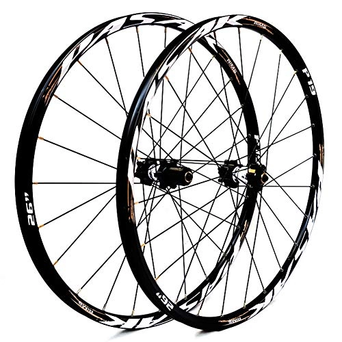 Mountain Bike Wheel : YHSFC 26", 27.5"Mountain Bike Ultra-Light Quick-Disassembling Wheel Set Straight Pull Type 4 Palin Wheels, F, 27.5