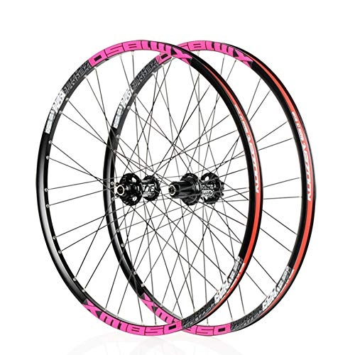 Mountain Bike Wheel : YHSFC 26" Bicycle Wheel Ultra Light 72 Ring Quick Release 4 Palin Aluminum Mountain Bike Wheels, B