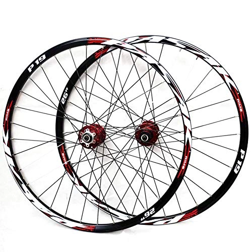 Mountain Bike Wheel : YHSFC 27.5" Mountain Bike Wheel Bearing Alloy Wheels Quick Release Cone Drum Type Disc Brake Bicycle Rim, B