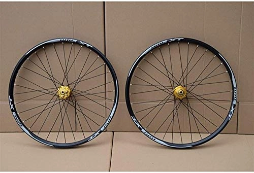 Mountain Bike Wheel : YSHUAI Bicycle Wheelset 26 27.5 29 In Mountain Bike Wheel MTB Double Layer Rim Sealed Bearing 7-11 Speed Cassette Hub Disc Brake Cycling Wheel 1100g QR, A, 27.5inch