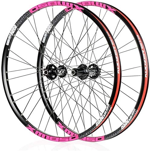 Mountain Bike Wheel : YSHUAI MTB Cycling Wheels, 26" / 27.5" Bike Wheelset Disc Brake Fast Release Mountain Bike Wheelset Aluminum Alloy Rims 32H for Shimano Or Sram 8 9 10 11 Speed, 26inch