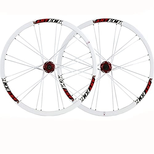 Mountain Bike Wheel : YUDIZWS Bike Wheelset 26 Aluminum Alloy Rim 24 Holes Disc Brake Fit 7 / 8 / 9 / 10 Speed Flat-spoke Mountain Bicycle Wheels Quick Release (Color : E)