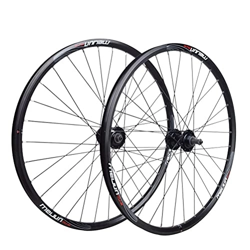 Mountain Bike Wheel : YUDIZWS Mountain Bike Wheelset 20 / 26 Inch Aluminum Alloy Rim 32 Holes Disc Brake MTB Front Rear Wheels For 6 / 7 / 8 / 9 Speed Quick Release (Size : 20inch)