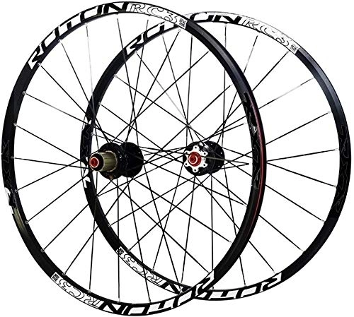 Mountain Bike Wheel : YZU MTB Wheels 2627.5 Er Mountain Bike Wheelset Bicycle Milling Trilateral Alloy Rim Carbon Hub Black 1790g, 27.5inch