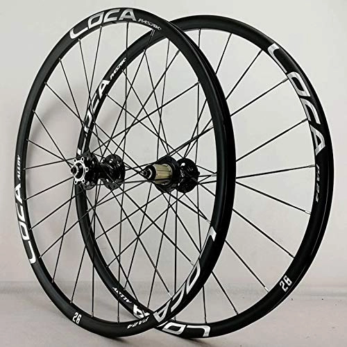 Mountain Bike Wheel : Zatnec Cycling Wheels 26 27.5 Inch Mountain Bike Wheelset Front Rear Ultralight Alloy Rim Quick Release Hub Disc Brake 8 9 10 11 12 Speed (Size : 27.5inch)