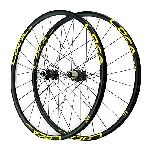 Mountain Bike Wheel : ZCXBHD 26 / 27.5 / 29 Inch Mtb Wheelset Quick Release Mountain Bike Wheel Aluminum Alloy Sealed Bearing Disc Brake 8 / 9 / 10 / 11 / 12 Speed (Color : A, Size : 29in)