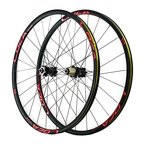 Mountain Bike Wheel : ZCXBHD 26 / 27.5 / 29 Inch Mtb Wheelset Quick Release Mountain Bike Wheel Aluminum Alloy Sealed Bearing Disc Brake 8 / 9 / 10 / 11 / 12 Speed (Color : C, Size : 27.5in)