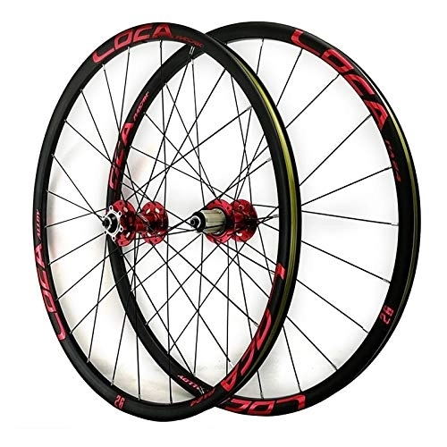 Mountain Bike Wheel : ZCXBHD Mountain Bike Wheelset 26 / 27.5 / 29in Sealed Bearing Disc Brake Mtb Front + Rear Wheel 7 / 8 / 9 / 10 / 11 / 12 Speed Cassette QR (Color : A, Size : 27.5in)