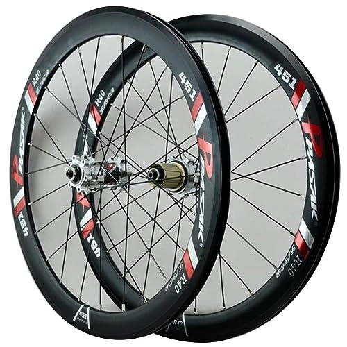 Mountain Bike Wheel : ZECHAO 22inch Mountain Bike Wheels, Aluminum Alloy Front 2 Rear 4 Bearings Double Decker Rim Quick Release 24 Spokes 7 / 8 / 9 / 10 / 11 / 12 Speed Wheelset (Color : Silver, Size : 22inch-451)