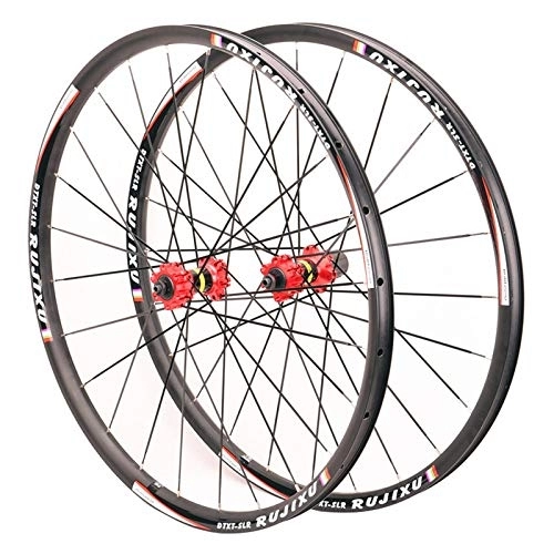 Mountain Bike Wheel : ZFF 26 / 27.5 / 29inch Mountain Bike Wheelset Eccentric Ring Bicycle Wheel Quick Release Disc Brake 8 9 10 11speed Cassette Six Holes (Size : 29inch)