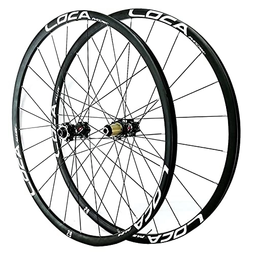 Mountain Bike Wheel : ZFF MTB 26 / 27.5 / 29inch Wheelset Mountain Bike Wheel Thru Axle Disc Brake Road Bike 8 9 10 11 12 Speed Freewheel 24 Hole Matte (Color : Black 1, Size : 27.5in)