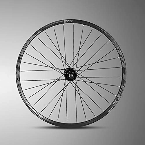 Mountain Bike Wheel : ZHENHZ Mountain Bike Wheelset 27.5 / 29 inch Bicycle Wheelset Double Walled Aluminum Alloy MTB Rim Disc Brake 32H 8-11 Speed Freewheel with Reflective Logo QR, B, 27.5 in