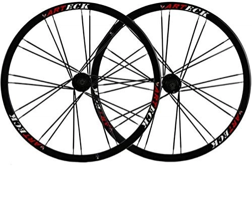 Mountain Bike Wheel : ZHTY 26inch Mountain Bike Wheelset, MTB Double Wall Rim Disc Brake 7 / 8 / 9 / 10 Speed Sealed Bearings Hub 24H Bike Front and Rear Wheels