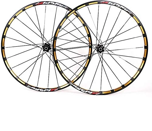 Mountain Bike Wheel : ZHTY Bicycle front rear wheels for 26" 27.5" Mountain Bike, MTB Bike Wheel Set 7 bearing 24H Alloy drum Disc brake 7 8 9 10 11 Speed Bike Front and Rear Wheels
