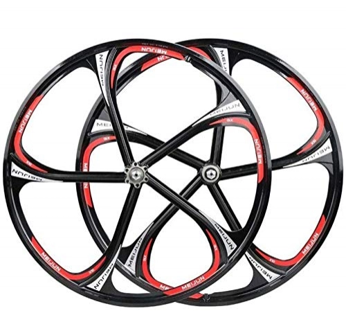 Mountain Bike Wheel : ZHTY Bike Wheelset 26, Double Wall MTB Rim Disc Brake Quick Release Sealed Bearings Hybrid / Mountain Compatible 8 / 9 / 10 Speed Bike Front and Rear Wheels