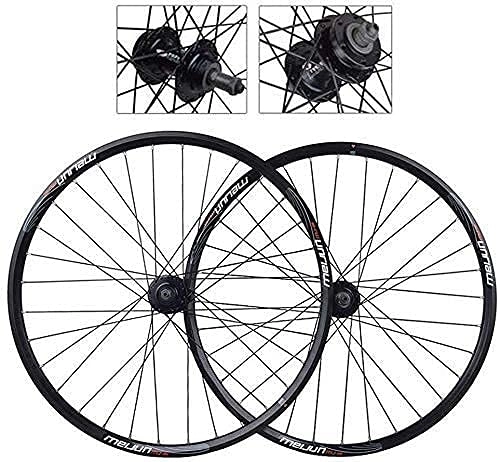Mountain Bike Wheel : zmigrapddn 20 / 26 inch Wheel Bicycle Rear Wheel Double-Walled Aluminum Alloy Mountain Bike wheelset discbrake Quick Release Bicycle Rim 7 8 9 Speed Cassette (Color : 20in)