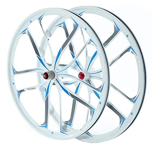 Mountain Bike Wheel : zmigrapddn MTB Bike Cycling Wheels 26 Inch, Double Wall Mium Alloy Quick Release Discbrake Hybrid / Mountain Disc 8 9 10 11 Speed (Color : A)