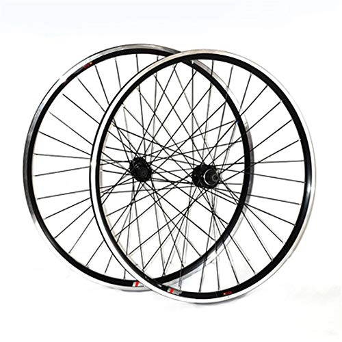 Mountain Bike Wheel : ZMXZMQ 26" Ultra-Light Bicycle Wheel Sets, Wheel Mountain Bike Disc Brake And V Brake Brake Wheels, Aluminum Alloy Double Wall Rims