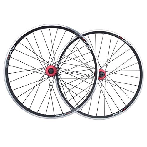 Mountain Bike Wheel : ZNND 26 Bike Wheelset, Double Wall MTB Rim Quick Release V-Brake Hybrid / Mountain Bike Hole Disc 7 8 9 10 Speed