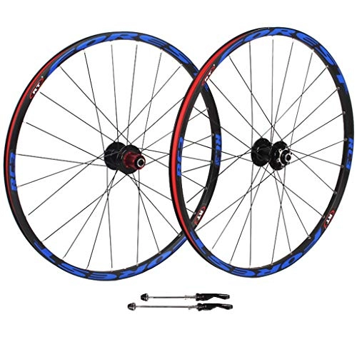 Mountain Bike Wheel : ZNND 26 Mountain Bike Wheels, 27.5inch MTB Cycling Wheels V-Brake Disc Rim Brake Sealed Bearings 11 Speed Hybrid Bike Touring (Color : A, Size : 27.5inch)