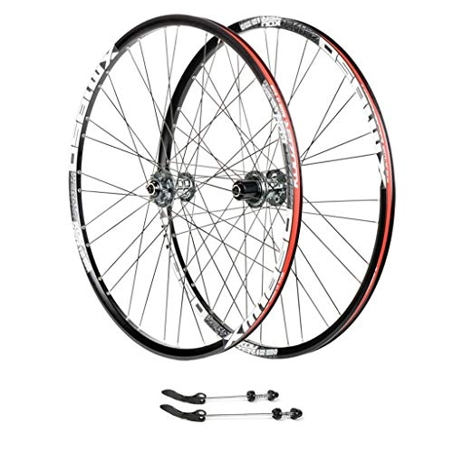 Mountain Bike Wheel : ZNND 26" Mountain Bike Wheels, MTB Bike Wheel Set Disc Rim Brake 11 Speed Sealed Bearings Hub Hybrid Bike Touring (Size : 26inch)