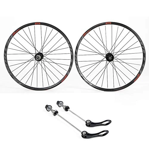 Mountain Bike Wheel : ZNND 27.5" Road Mountain Bike Double Wall MTB Rim Quick Release V-Brake 32 Hole 8 / 9 / 10 / 11 Speed