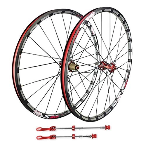 Mountain Bike Wheel : ZNND 27.5" Wheel Mountain Bike Hub Rims 24H Double Wall Disc Brake 1950g / Pair