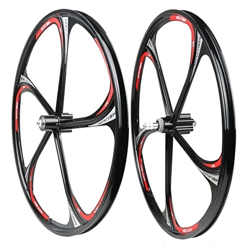 Mountain Bike Wheel : ZNND Bike Wheelset 26 Inch Mountain Cycling Wheels Magnesium Alloy Disc Brake Fit For 7 8 9 10 11 Speed Freewheels Quick Release Bicycle Accessory