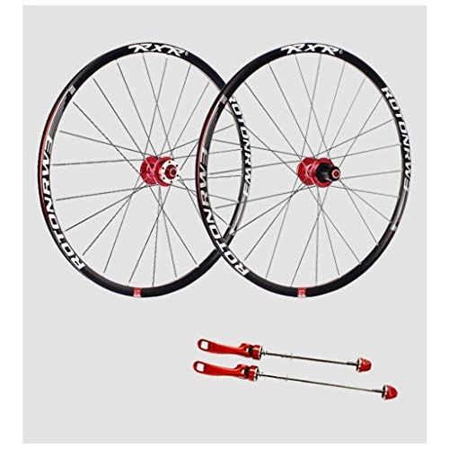 Mountain Bike Wheel : ZNND Mountain Carbon Fiber Bike Wheelset, Double Wall Aluminum Alloy Disc Rim Brake Quick Release 26 Inch MTB Bicycle 8 9 10 11 Speed (Color : B, Size : 29 inch)