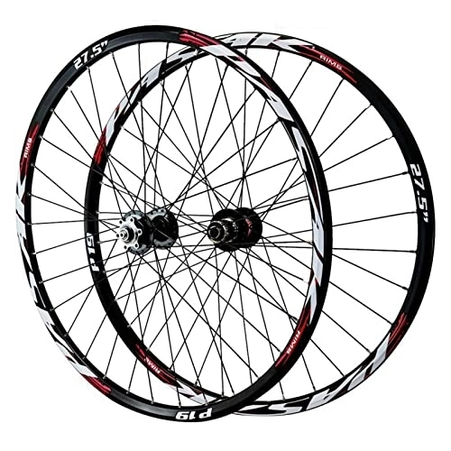 Mountain Bike Wheel : ZNND MTB Wheelset 26 / 27.5 / 29 Inch Standard Bicycle Rim 32 Spoke Mountain Bike Front & Rear Wheel Disc Brake Rim 7-11speed Cassette QR Sealed Bearing Hub (Color : A, Size : 26inch)