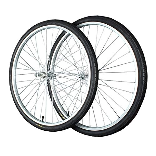 Mountain Bike Wheel : ZWB 26 inch variable speed mountain bike wheel single layer ring V brake wheel set 18 / 21 speed front and rear wheels 26x1.75 / 1.95 tires