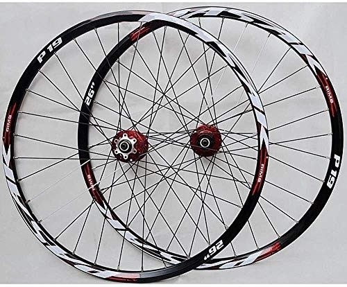Mountain Bike Wheel : ZWH Bike Wheel Cycling Wheel Wheel Disc Brake MTB Bike Wheel Set 26 Inch 27.5 Inch 29 Inch Card Wheel Mountain Bike (Color : #1, Size : 26inch)