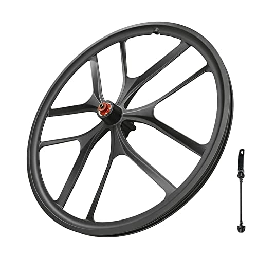 Mountain Bike Wheel : ZXTING Bike Wheelset, 20 inch Mountain Cycling Wheels, Magnesium Alloy Disc Brake / Fit for 7-10 Speed Freewheels / Quick Release Axles Bicycle Accessory (Color : Front wheel)