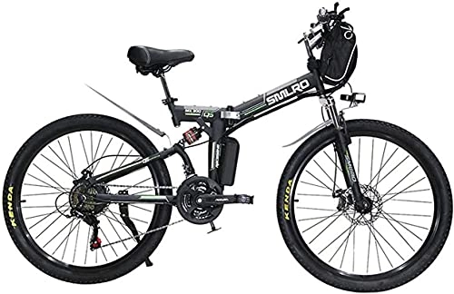Vélo de montagne électrique pliant : CASTOR Vélo électrique Vélos de vélos électriques vélo Pliant pour Adultes, 26 Pouces électriques Vélo de Montagne électrique vélo ebike, vélo léger pour Les Adolescents Hommes Femmes