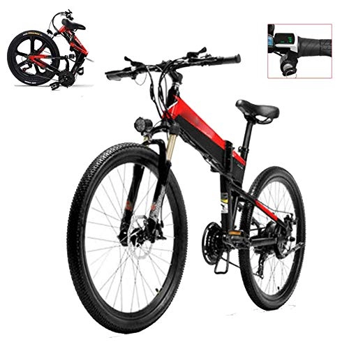 Vélo de montagne électrique pliant : LJYY Vélo électrique Pliant, vélo de Montagne de 26 Pouces pour Adulte, 36V 300W Haute Vitesse Ebike Batterie au Lithium Amovible vélo électrique assisté par Voyage vélo Pliant