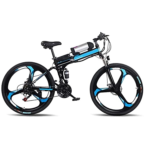 Vélo de montagne électrique pliant : VTT électrique multifonction pour adultes - Pliable - Cadre en alliage d'aluminium - 250 W - 36 V - 8 Ah