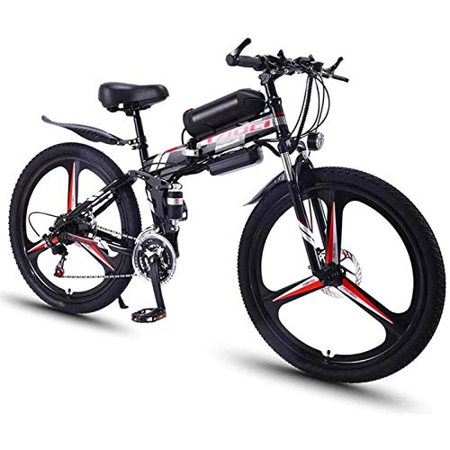 Vélo de montagne électrique pliant : Vélo de montagne électrique, Pneu de graisse pliable de 12 pouces vélo de vélo de montagne à vélo de neige avec batterie au lithium de 48V 8Ah / 10AH 20 km / h 3 Modes d'équitation Scooter électrique